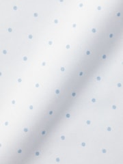 Charles Tyrwhitt White Slim Fit Spot Non-Iron Print 100% Cotton Shirt - Image 6 of 6