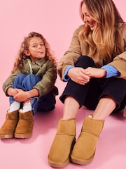 Accessorize Brown Mid Suede Boots - Image 3 of 4