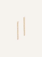 Accessorize Gold Tone Tennis Chain Earrings - Image 1 of 3