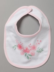 Rock-A-Bye Baby Boutique Pink Floral Print Cotton 5-Piece Baby 100% Cotton Gift Set - Image 4 of 5