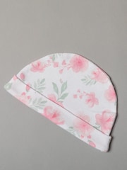 Rock-A-Bye Baby Boutique Pink Floral Print Cotton 5-Piece Baby 100% Cotton Gift Set - Image 5 of 5