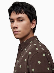 AllSaints Brown Ocular Shirt - Image 2 of 6