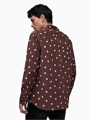 AllSaints Brown Ocular Shirt - Image 5 of 6