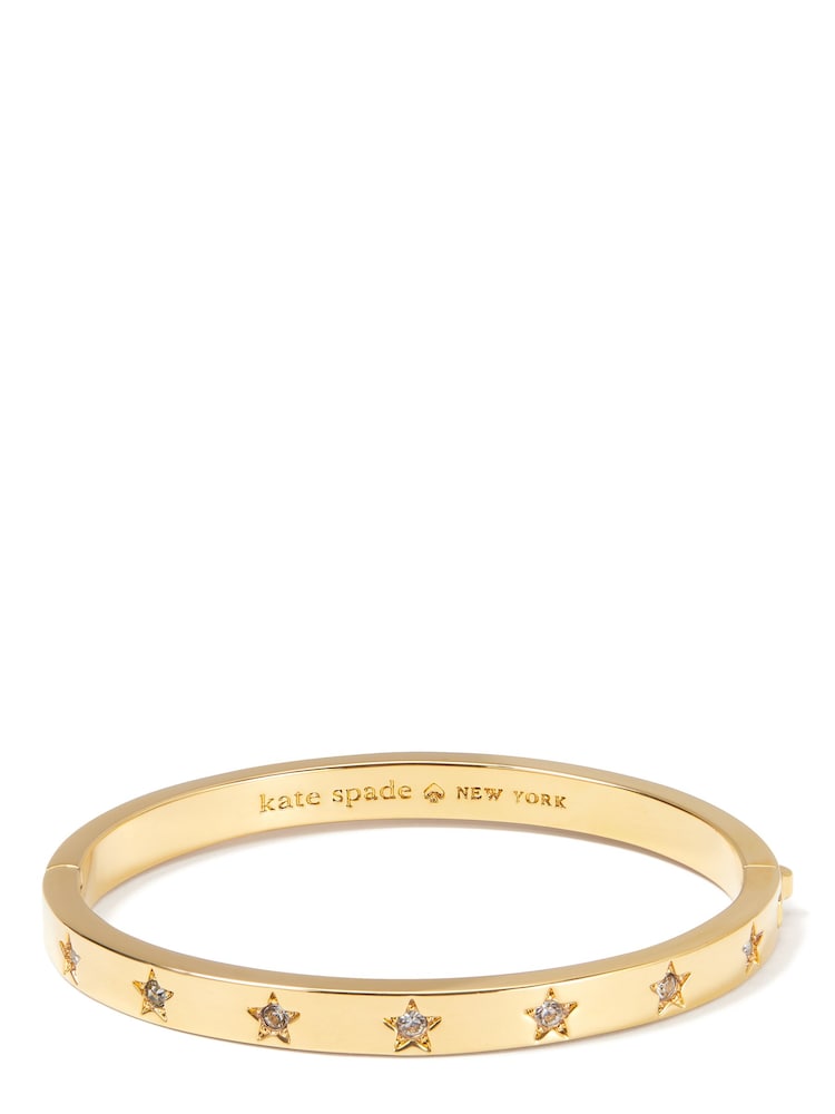 kate spade new york Silver  Tone Star Hinged Bangle - Image 3 of 3
