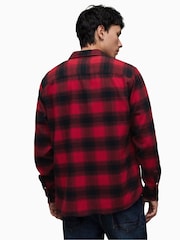AllSaints Red Ursa Shirt - Image 2 of 6