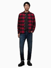 AllSaints Red Ursa Shirt - Image 4 of 6