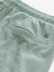 Sage Green Brick Textured Shorts - Image 7 of 7
