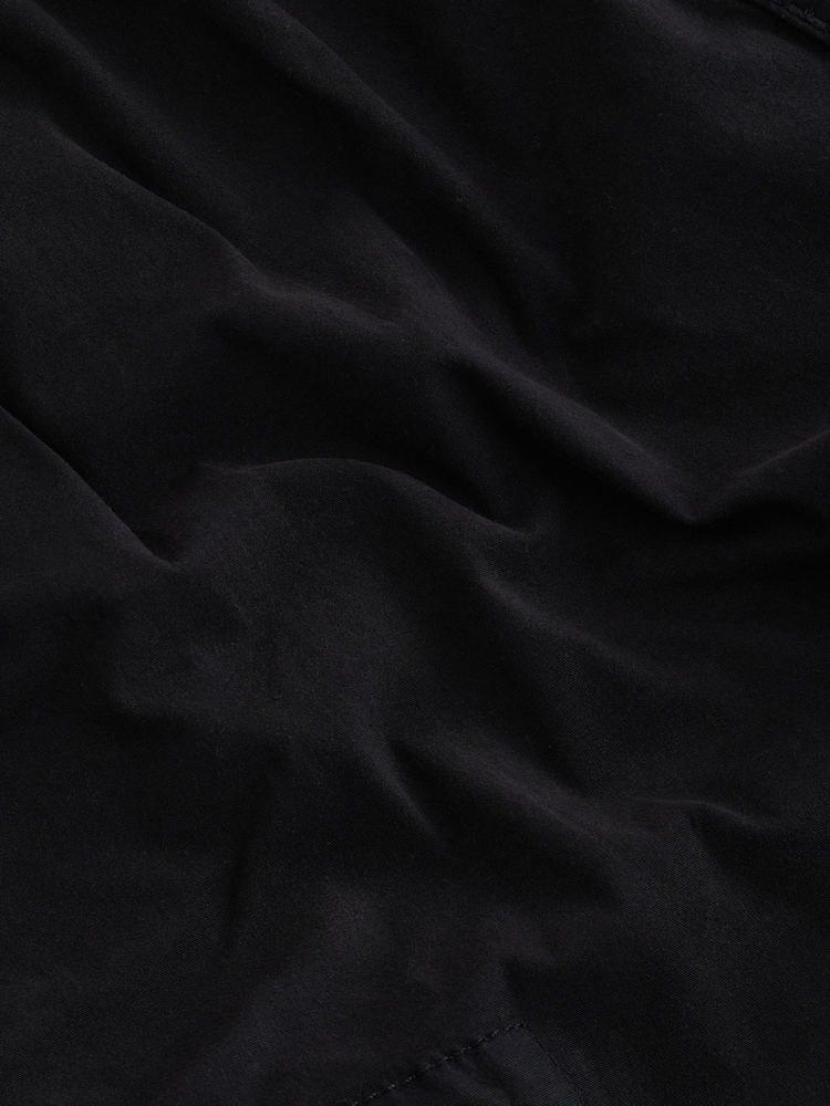 Black Drawstring Waist Cargo Shorts - Image 11 of 11