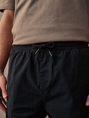 Black Drawstring Waist Cargo Shorts - Image 5 of 11