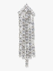 kate spade new york Silver Tone Fringe Statement Earrings - Image 2 of 3