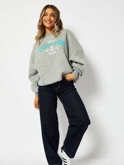 Skinnydip Grey Disney Thumper Varsity Sweatshirt - Image 1 of 6