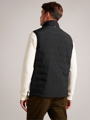 Ted Baker Black Newwark Nylon Welded Gilet - Image 2 of 6