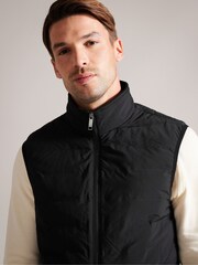 Ted Baker Black Newwark Nylon Welded Gilet - Image 4 of 6