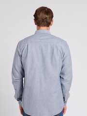 U.S. Polo Assn. Blue Mens Oxford 100% Cotton Shirt - Image 2 of 4