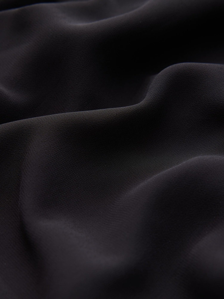 Black Embellished Sheer Cape Cover-Up - Image 2 of 3