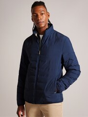 Ted Baker Blue Tucson Welded Nylon Liner Jacket - Image 1 of 6