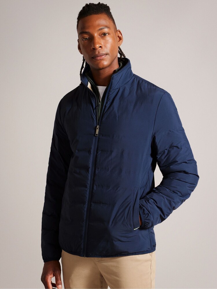 Ted Baker Blue Tucson Welded Nylon Liner Jacket - Image 1 of 6