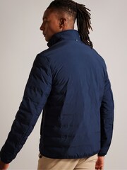 Ted Baker Blue Tucson Welded Nylon Liner Jacket - Image 2 of 6