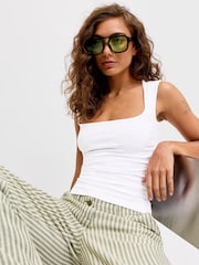 JJXX Black Multi Pack Square Neck Vest - Image 5 of 7