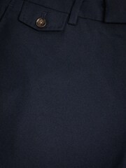 Ted Baker Blue Irvine Slim Fit Flannel Trousers - Image 4 of 5