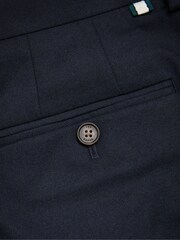 Ted Baker Blue Irvine Slim Fit Flannel Trousers - Image 5 of 5