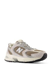 New Balance White/Olive Green Womens 530 Trainers - Image 3 of 6