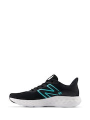 New Balance Black/Teal Womens 411v3 Trainers - Image 2 of 6