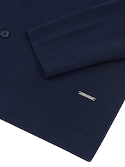 U.S. Polo Assn. Blue Mens Knitted 100% Cotton Shacket - Image 8 of 8