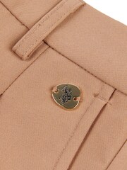 U.S. Polo Assn. Womens Brown Smart Straight Leg Trousers - Image 7 of 7