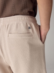 Stone Textured Jersey Shorts - Image 5 of 9