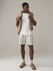 Multi Edit Striped Dock 100% Cotton Shorts - Image 2 of 7