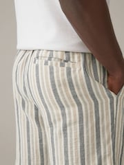 Multi Edit Striped Dock 100% Cotton Shorts - Image 4 of 7