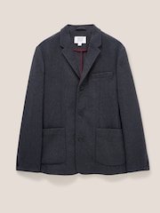 White Stuff Grey Finn Melton Jacket - Image 4 of 6