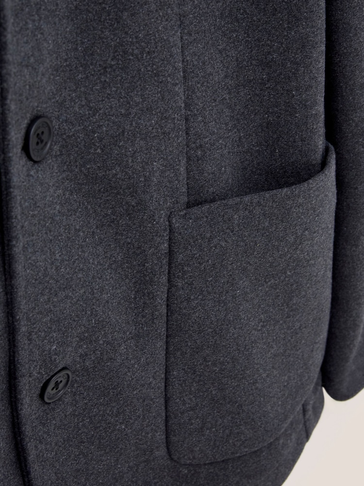 White Stuff Grey Finn Melton Jacket - Image 6 of 6