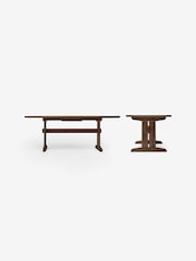 MADE.COM Dark Stain Oak Quinn 6 to 8 Seater Dining Table - Image 5 of 5