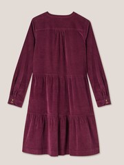 White Stuff Purple Edith Cord Dress - Image 9 of 12