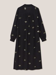 White Stuff Astrid Sequin Black Dress - Image 11 of 14