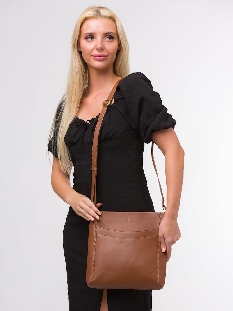 Cultured London Lalisa Leather Cross Body Bag - Image 1 of 7