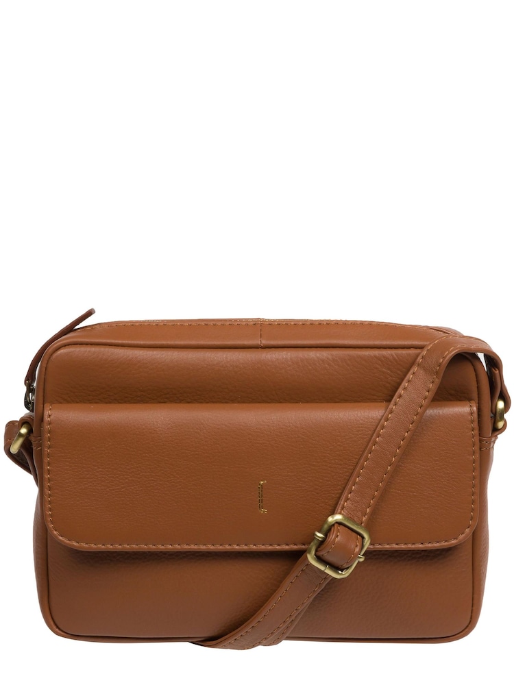 Cultured London Jodie Leather Cross Body Bag - Image 1 of 3 Cultured London Jodie Leather Cross Body Bag - Image 1 of 3