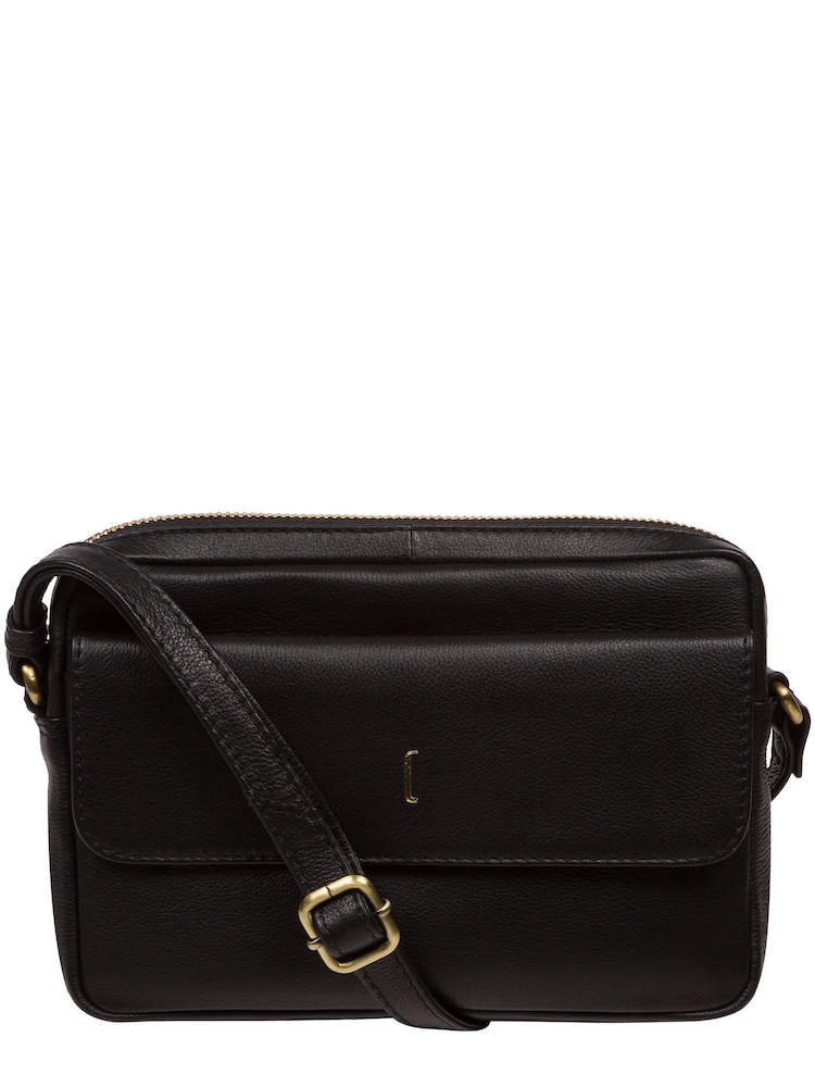 Cultured London Jodie Leather Cross Body Bag - Image 1 of 4 Cultured London Jodie Leather Cross Body Bag - Image 1 of 4