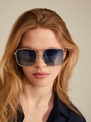 PILGRIM Blue JONAN Sunglasses - Image 1 of 3