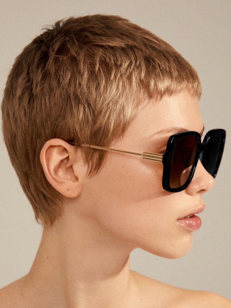 PILGRIM Black JONAN Sunglasses - Image 2 of 5