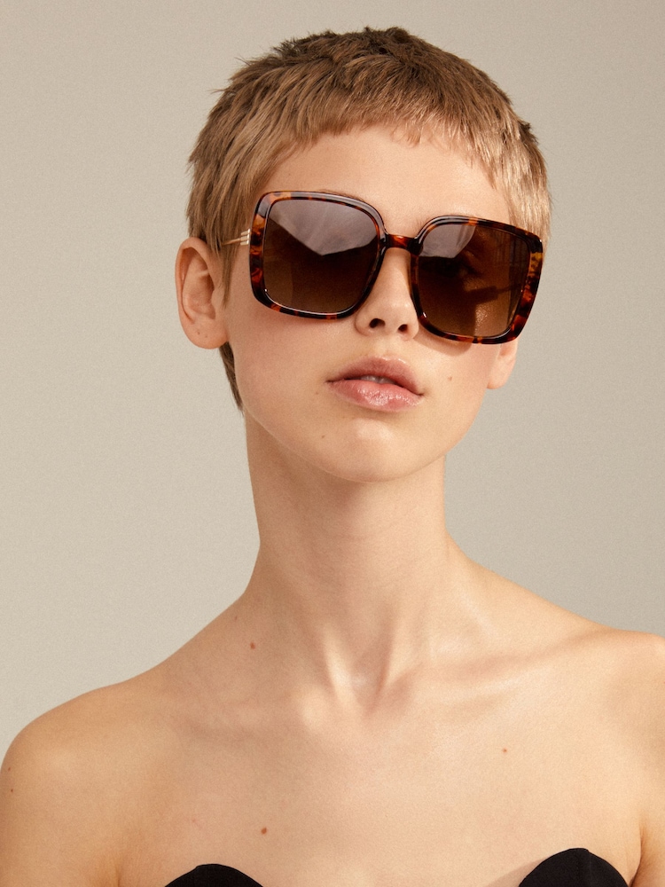 PILGRIM Brown RAISA Sunglasses - Image 1 of 1