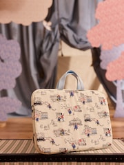 Cath Kidston Ecru Paddington Goes To Town 15 Inch Laptop Case - Image 1 of 7