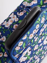 Cath Kidston Navy Daisy Print 4 Wheel Suitcase - Image 5 of 11
