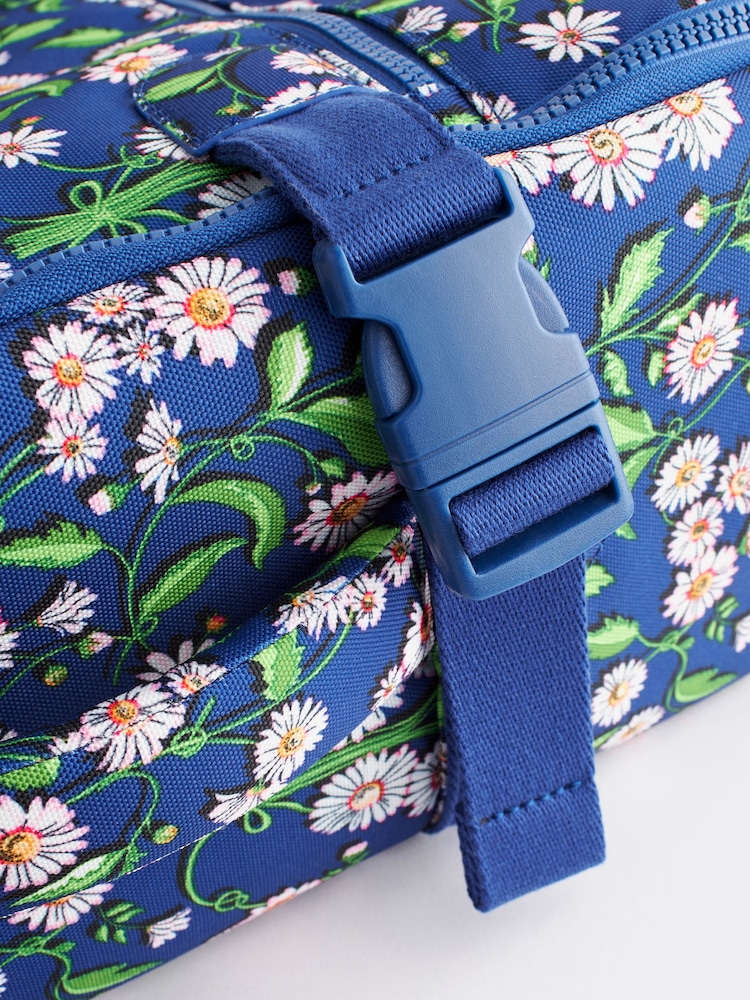 Cath Kidston Navy Daisy Print 4 Wheel Suitcase - Image 7 of 11