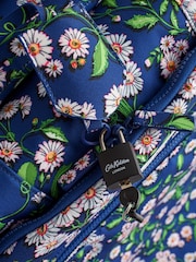 Cath Kidston Navy Daisy Print 4 Wheel Suitcase - Image 9 of 11