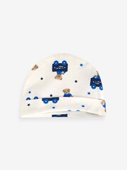 Rock-A-Bye Baby Boutique Baby Blue Teddy Bear Print 100% Cotton Gift Set 5 Piece - Image 6 of 8