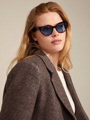 PILGRIM Brown RAISA Sunglasses - Image 1 of 2