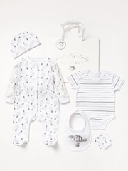 Rock-A-Bye Baby Boutique Hot Air Balloon Printed 100% Cotton 5-Piece Baby Gift Set - Image 1 of 1